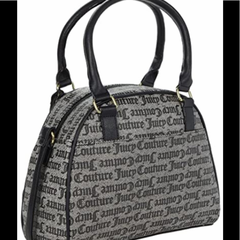Juicy Couture Gothic Status All Out of Love Satchel Bowler Purse Bag Tote NWT